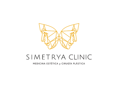 Simetrya Clinic Logo branding clinic logo logomark plastic surgery visual identity