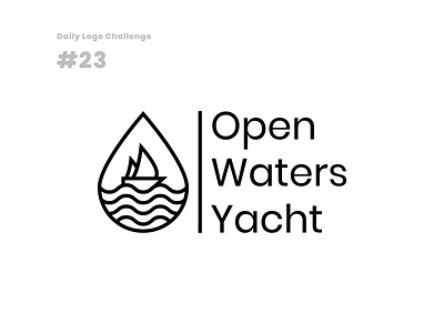 Daily Logo Challenge #23 boat daily logo challenge water yacht yacht club