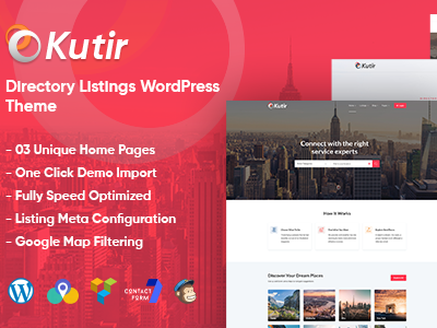 Kutir - Directory Listing WordPress Theme