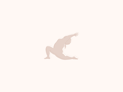 Worthy & Well Yoga Illustrations branding design illustration