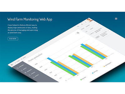 Wind Farm Dashboard for Portfolio