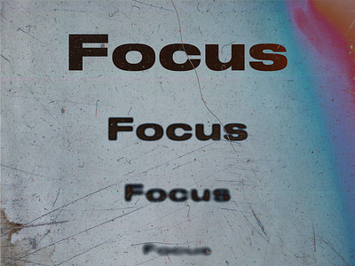 Focus adobe book art branding design graphic design graphic art photoshop typography