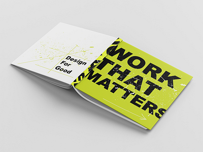 Work That Matters adobe book book art branding corporate branding design design for good editorial design editorial layout flat graphic design graphic art illustration illustrator cc indesign photoshop publication design type typography vector