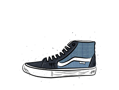 Vans Shoe adobe graphic art illustration illustrator cc logo skateboarding vector vector art vector illustration