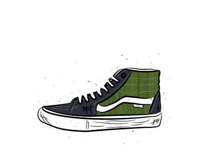 Vans Shoe adobe branding graphic design graphic art illustration illustrator cc logo vector vector illustration vectorart vectors