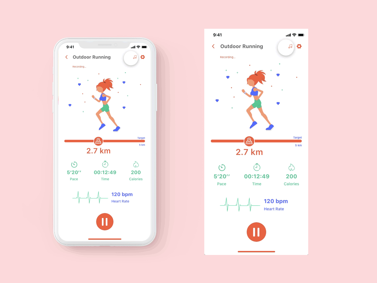 DailyUI 041 Workout Tracker By Dannie GAO On Dribbble