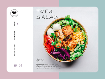 DailyUI 043 - Menu dailyui food app menu card uxui