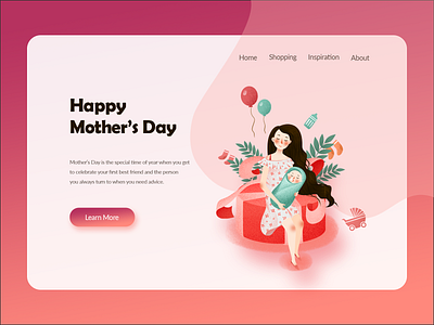 DailyUI 072 - Image Slider 072 baby banner card design daily100challenge dailyui dailyuichallenge homepage illustrator image slide interaction design mother motherhood mothers day nursing uidesign uxdesign uxui warm colors webdesign