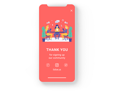 DailyUI 077 - Thank You