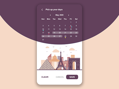 DailyUI 080 - Date Picker