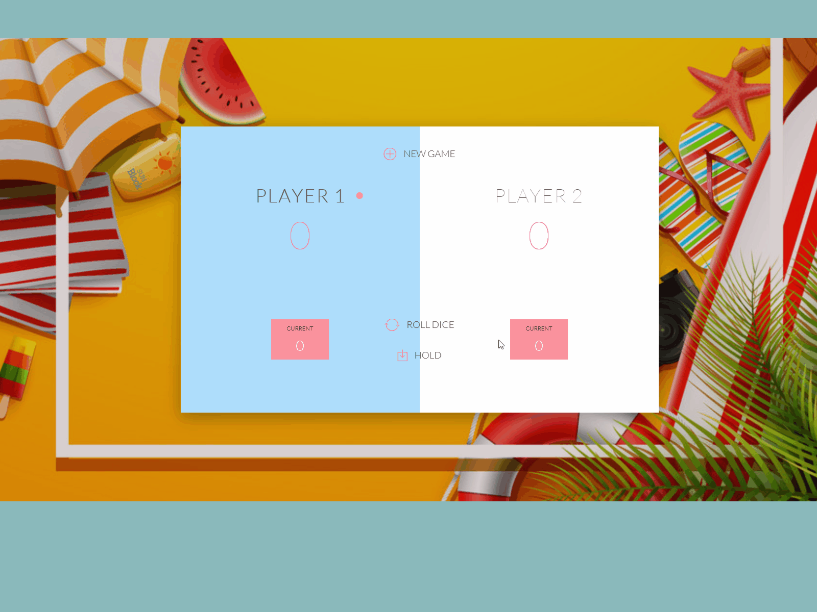 Pig Game App Demo By Dannie GAO On Dribbble