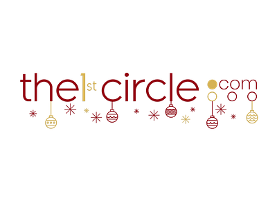 the1stcircle.com Christmas logo design illustration logo logo alphabet