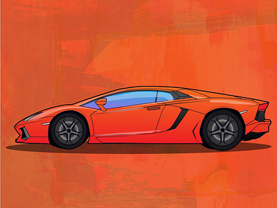 Lamborganicar car design illustrate illustration vector