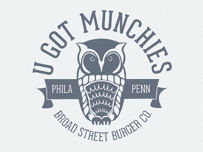 U Got Munchies badge logo owl philadelphia