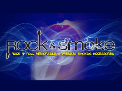 Rock & Smoke blues branding identity typography