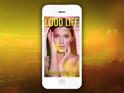 Loud Life Free Background freebie iphone wallpaper
