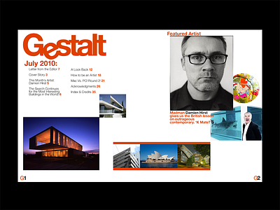 Gestalt 1 of 2 - Magazine Spreads