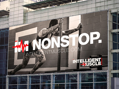 Intelligent Muscle - OOH 02 - NYC advertising billboard branding concept design ooh