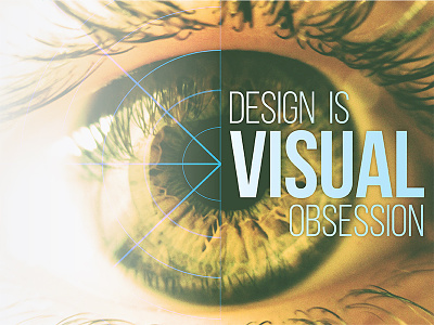 Design is Visual Obsession grid playoff retouch typography