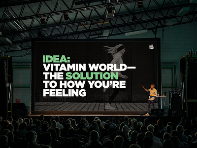 Vitamin World - Deck Design advertising art direction pitch