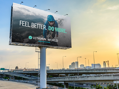 Vitamin World - OOH advertising art direction billboard ooh pitch