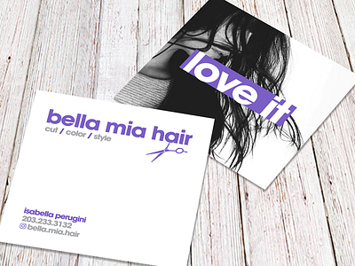 Bella Mia Hair - Branding