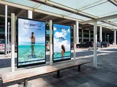 JetBlue Vacations Concept advertising branding concept display ooh poster