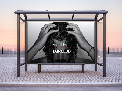 Hairclub Concept ad advertising billboard concept ooh