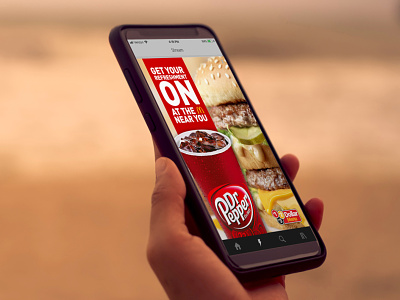 McDonald's & Dr. Pepper - Co-Promotion advertising digital food iphone mobile