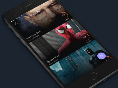 Movie Feed after effects animation app feed gif ios iphone movie social tv ui ux