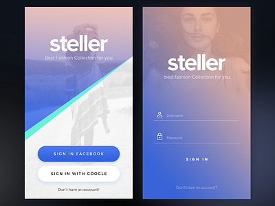 Steller Ui Kit (Coming Soon) android e commerce home iphone kit login psd signup sketch ui ux