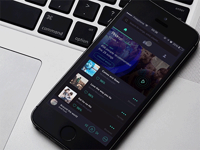 Add to playlist interaction add android app iphone music music player playlist plus principle prototype ui ux
