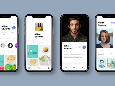 iPhone X - Profile screen by sumit chakraborty on Dribbble