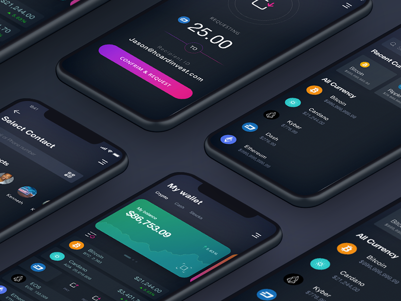 Crypto Wallet App by sumit chakraborty on Dribbble