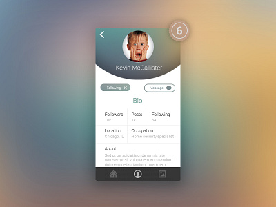 User Profile - Daily UI #6