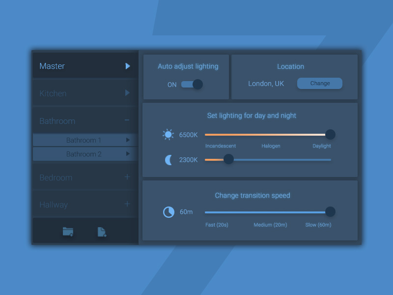 Settings Page - Daily UI #7 dailyui control panel design interface settings ui