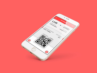 Boarding Pass - Daily UI #24