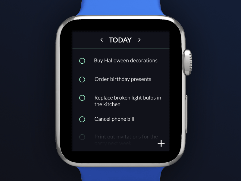 Todo List - Daily UI #42 checkbox dailyui item list motion planner reminder todo