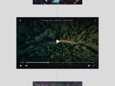 Video Player - Daily UI #57 dailyui minimal player video