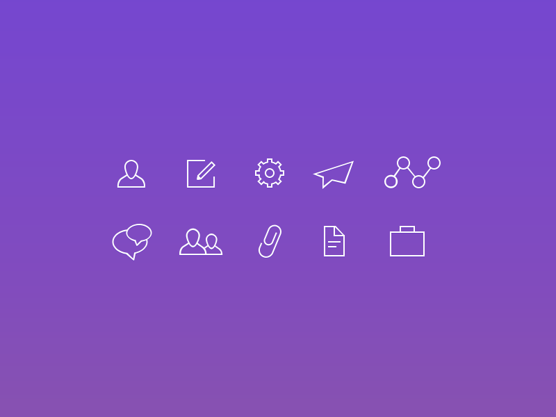 Icon Set by Adam Rogers on Dribbble