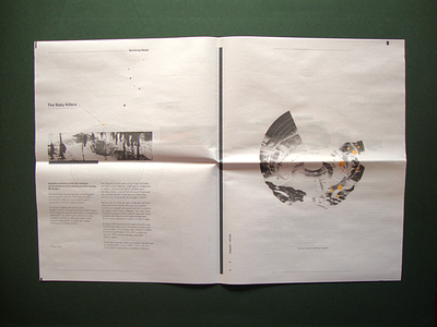 Zeppelin 621195 – Bombing Raids editorial graphic design image making manipulation newsprint typography