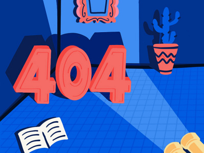 Error 404 design illustration procreate wee weeklywarmup
