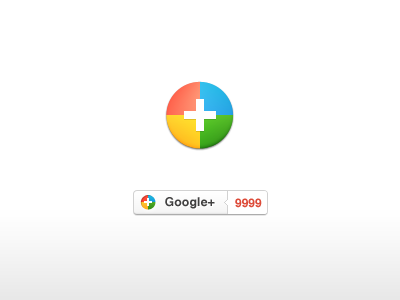 Google Plus button counter google plus