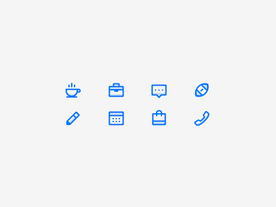 Tiny Onboarding Icons icon design icons ios retina user interface
