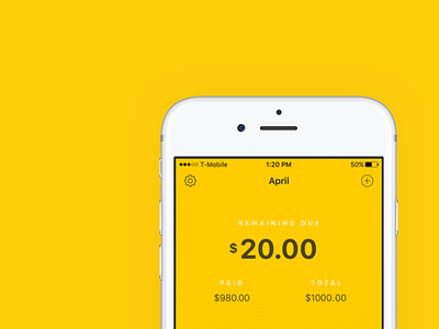 Bill Management app bills finance icons ios mobile money ui user interface