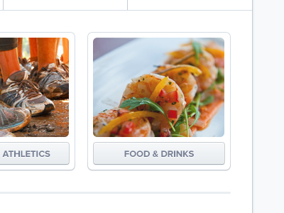 Food & Drinks button categories photos