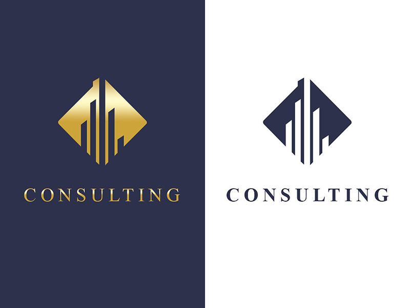 Consulting...Logo by Dishu vaghasiya on Dribbble