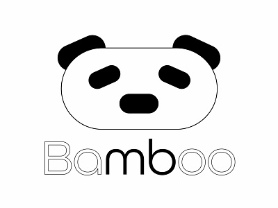 Bamboo dailylogochallenge design illustration logo panda panda bear panda logo