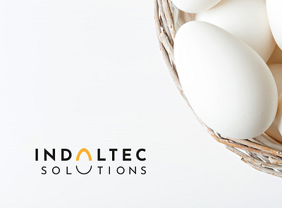 Indaltec solutions logo - Egg logo b2b egg eggs indaltec indaltech industry logo machinery