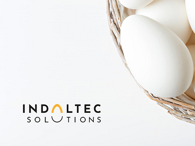 Indaltec solutions logo - Egg logo b2b egg eggs indaltec indaltech industry logo machinery